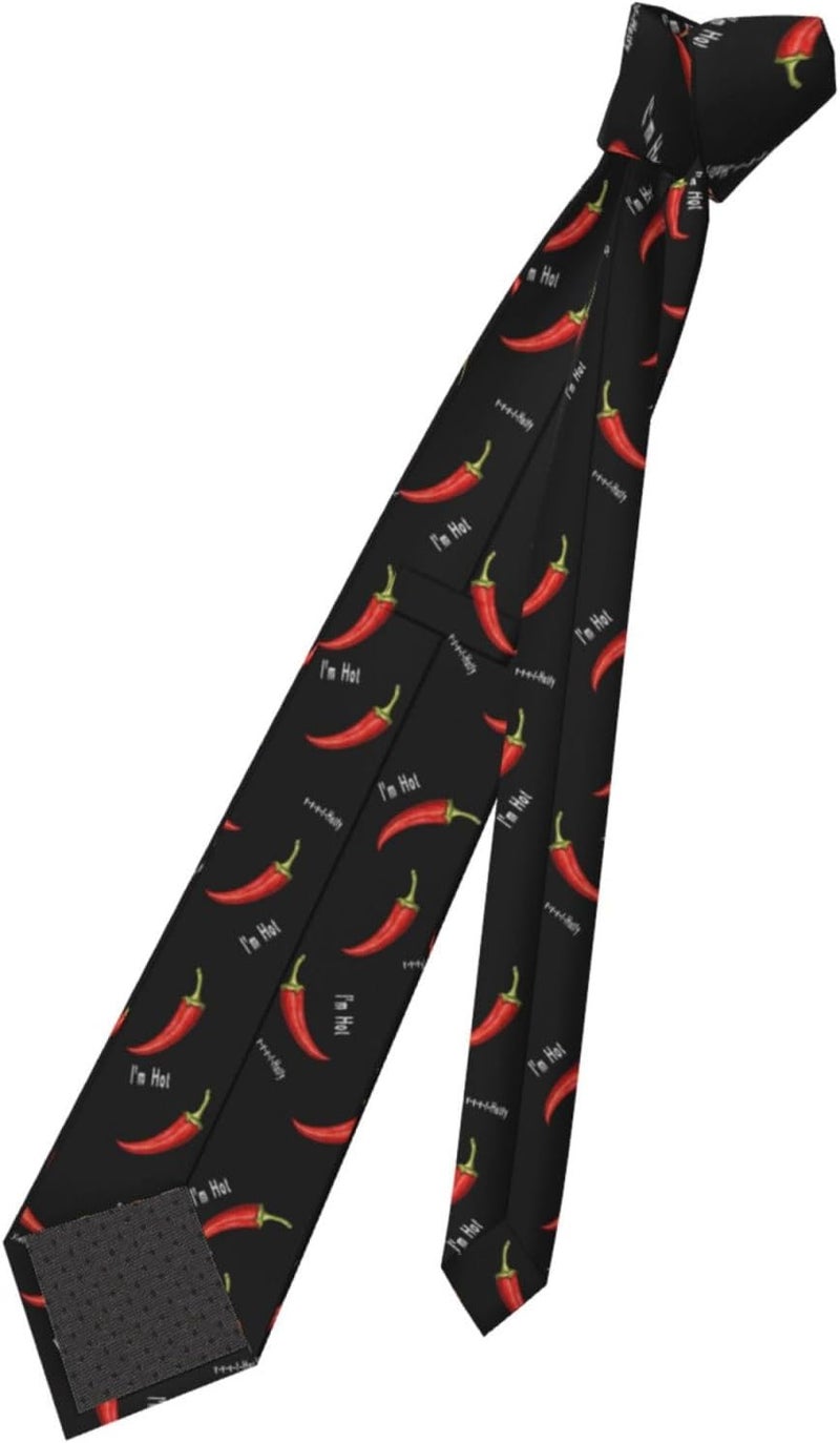 Yilad Tie for Men and Boy Novelty Fun Full Print Men's Necktie Skinny Fashion Narrow Wide - Image 3